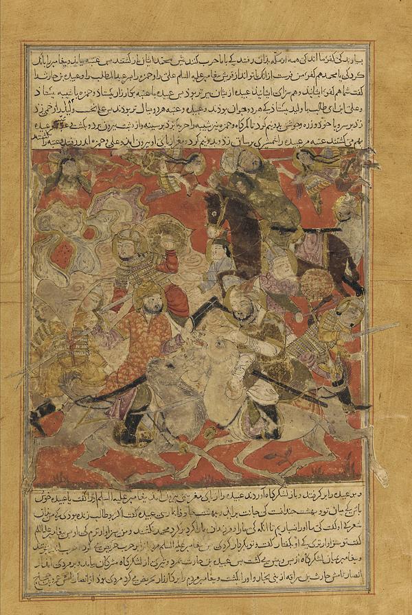 The angelic host is sent to assist the Muslims in Badr