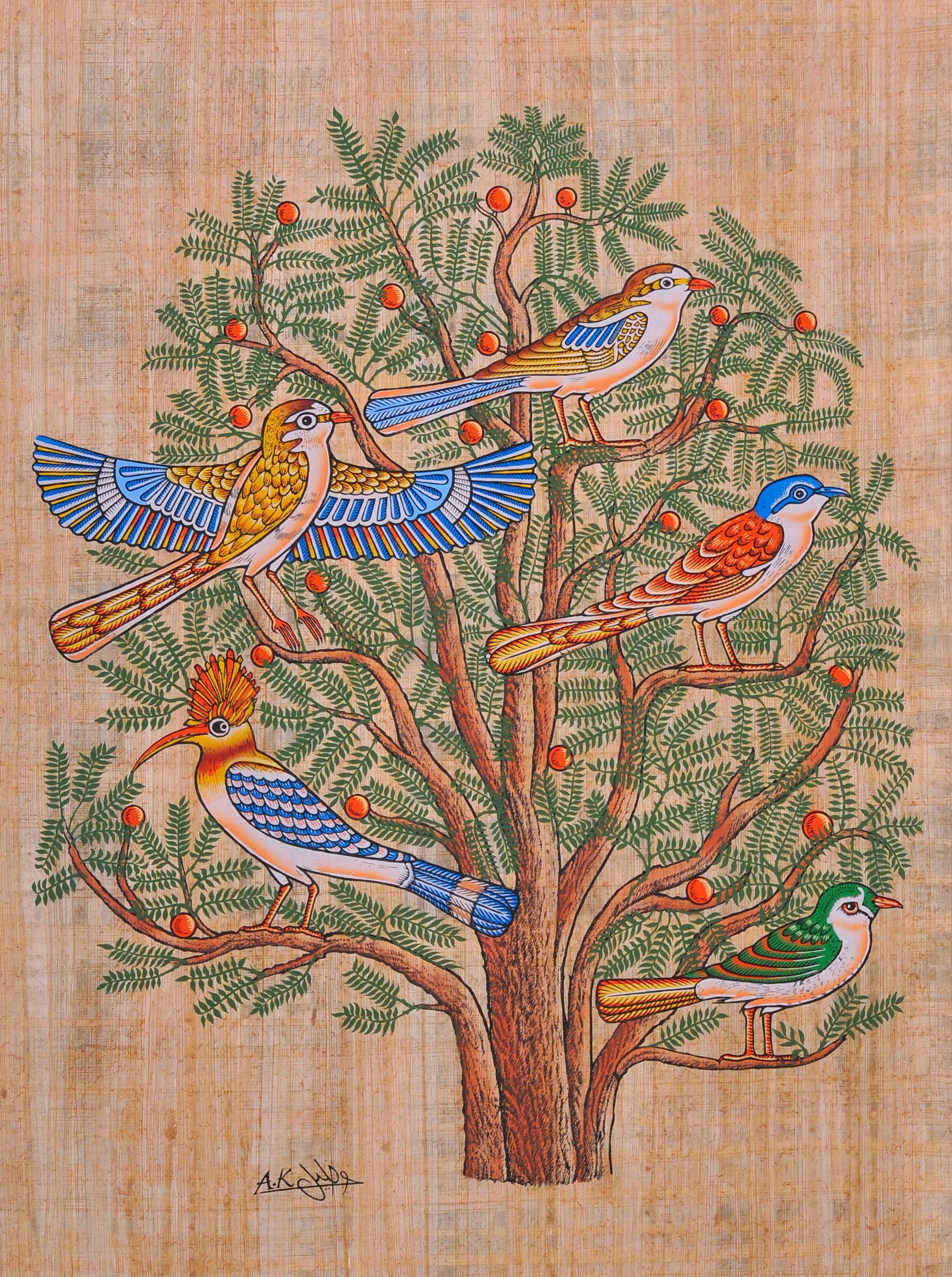 Birds in antique Egyptian Art